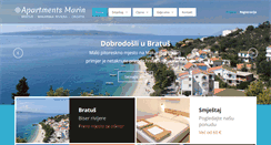 Desktop Screenshot of apartmani-marin.com