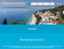Tablet Screenshot of apartmani-marin.com